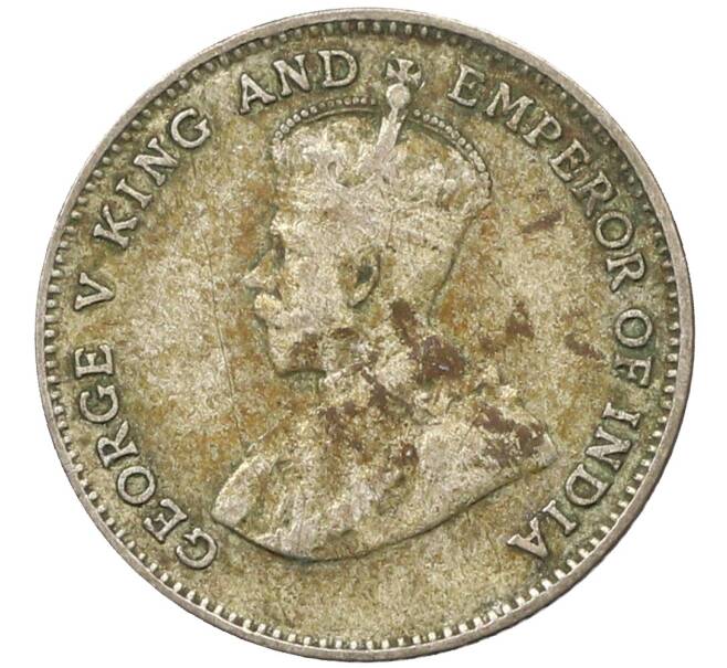 Монета 10 центов 1927 года Стрейтс Сетлментс (Артикул: K10-4320) — Фото №2