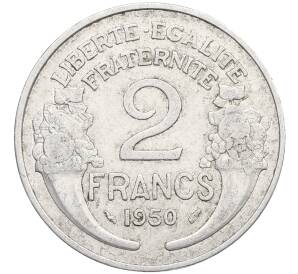 2 франка 1950 года Франция — Фото №1