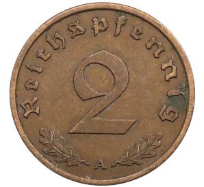 2 рейхспфеннига 1940 года A Германия — Фото №2
