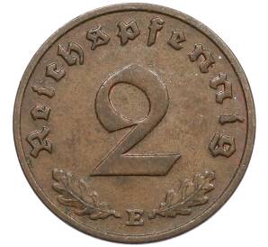 2 рейхспфеннига 1939 года E Германия — Фото №2