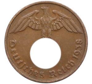 2 рейхспфеннига 1938 года G Германия — Фото №1