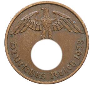 2 рейхспфеннига 1938 года A Германия — Фото №1
