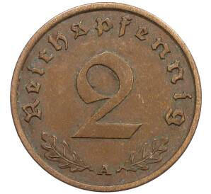 2 рейхспфеннига 1938 года A Германия — Фото №2