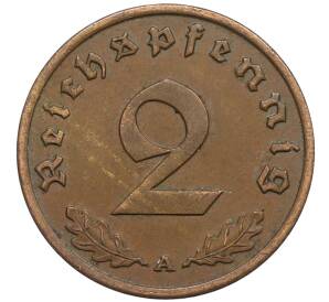 2 рейхспфеннига 1937 года A Германия — Фото №2