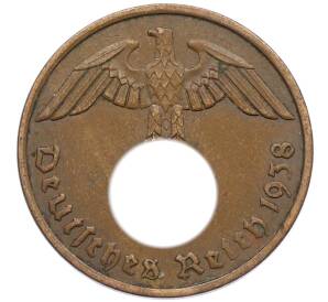 2 рейхспфеннига 1938 года A Германия — Фото №1