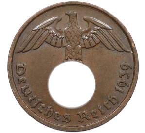 2 рейхспфеннига 1939 года F Германия — Фото №1