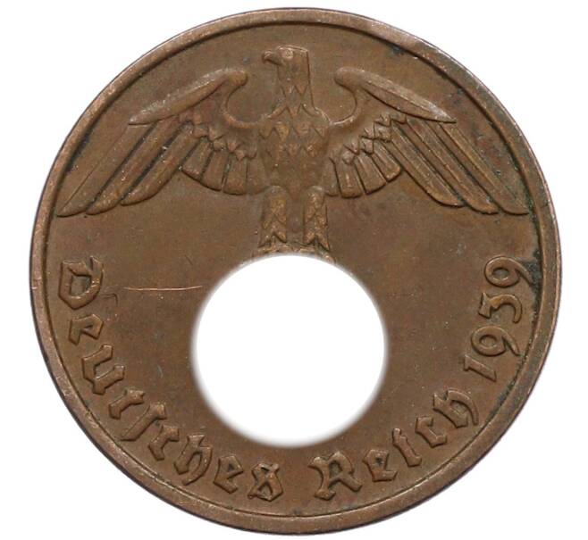 Монета 2 рейхспфеннига 1939 года E Германия (Артикул: K10-4428) — Фото №1