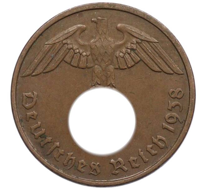 Монета 2 рейхспфеннига 1938 года E Германия (Артикул: K10-4429) — Фото №1