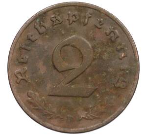 2 рейхспфеннига 1937 года F Германия — Фото №2