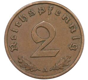 2 рейхспфеннига 1937 года A Германия — Фото №2