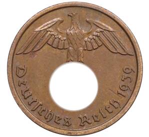 2 рейхспфеннига 1939 года A Германия — Фото №1