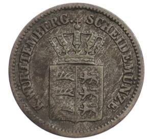 1 крейцер 1868 года Вюртемберг — Фото №2