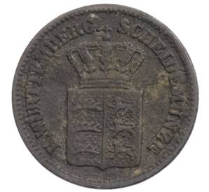 1 крейцер 1863 года Вюртемберг — Фото №2