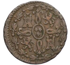 2 мараведи 1828 года Испания — Фото №2