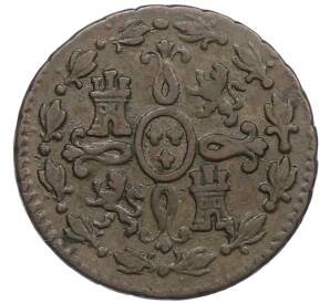 2 мараведи 1830 года Испания — Фото №2