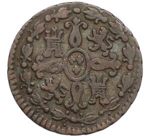 2 мараведи 1827 года Испания — Фото №2