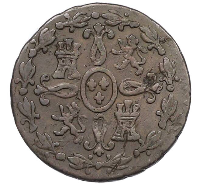 Монета 2 мараведи 1832 года Испания (Артикул: K10-4500) — Фото №2