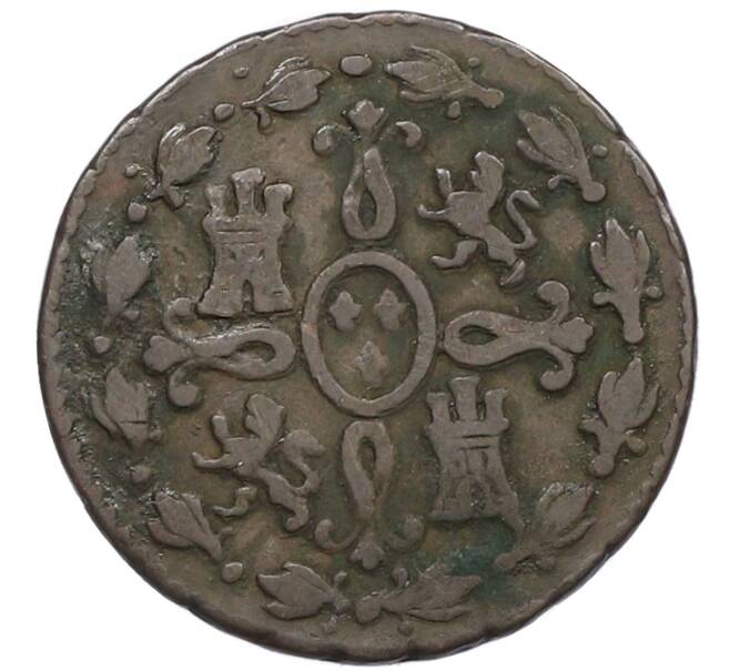 Монета 2 мараведи 1829 года Испания (Артикул: K10-4501) — Фото №2