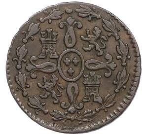 2 мараведи 1827 года Испания — Фото №2