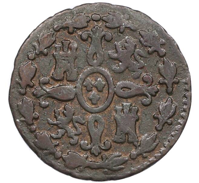 Монета 2 мараведи 1829 года Испания (Артикул: K10-4503) — Фото №2