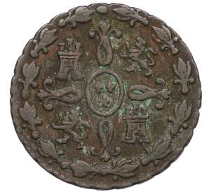 2 мараведи 1828 года Испания — Фото №2