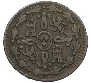 2 мараведи 1827 года Испания — Фото №2