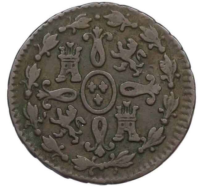 Монета 2 мараведи 1827 года Испания (Артикул: K10-4507) — Фото №2