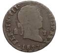 Монета 2 мараведи 1827 года Испания (Артикул: K10-4509) — Фото №1