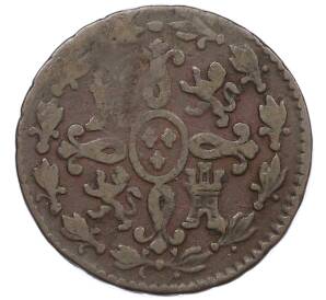 2 мараведи 1827 года Испания — Фото №2