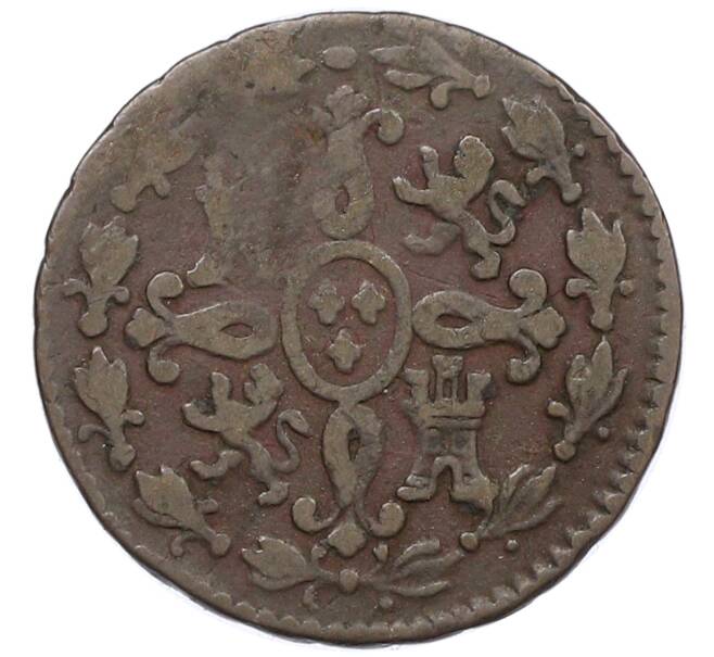 Монета 2 мараведи 1827 года Испания (Артикул: K10-4509) — Фото №2