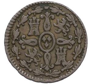 2 мараведи 1827 года Испания — Фото №2