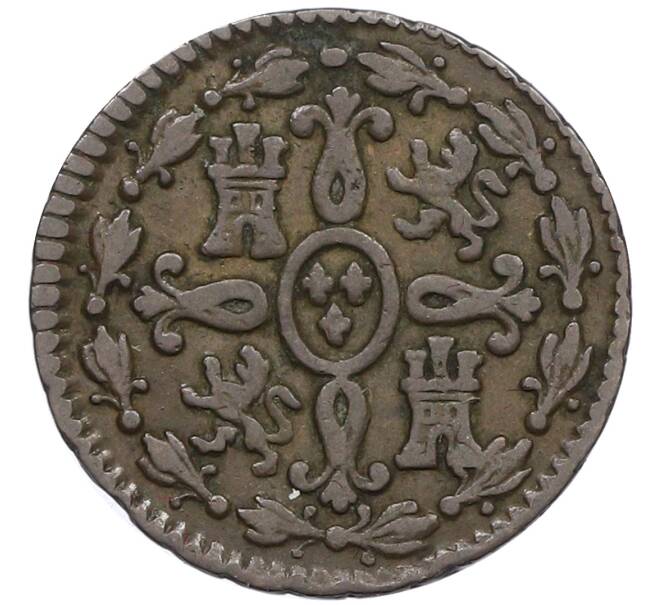 Монета 2 мараведи 1827 года Испания (Артикул: K10-4512) — Фото №2