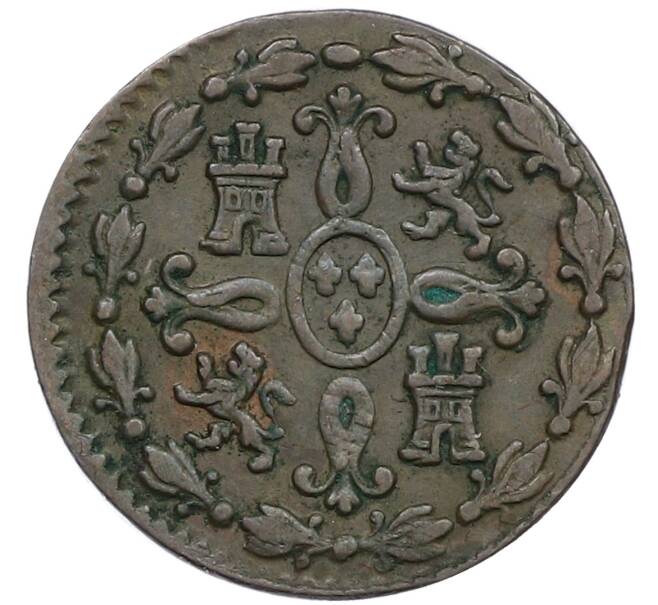 Монета 2 мараведи 1828 года Испания (Артикул: K10-4513) — Фото №2