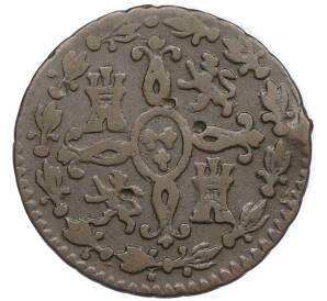 2 мараведи 1833 года Испания — Фото №2