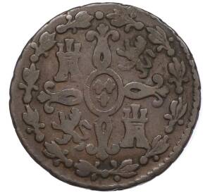 2 мараведи 1827 года Испания — Фото №2