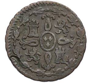 2 мараведи 1827 года Испания — Фото №2