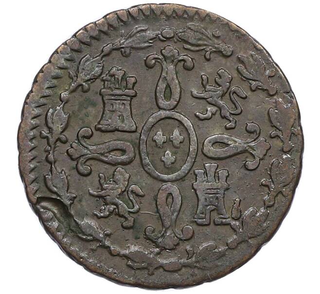 Монета 2 мараведи 1827 года Испания (Артикул: K10-4520) — Фото №2