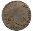 Монета 2 мараведи 1829 года Испания (Артикул: K10-4522) — Фото №1