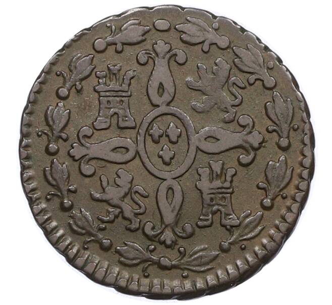 Монета 2 мараведи 1827 года Испания (Артикул: K10-4523) — Фото №2