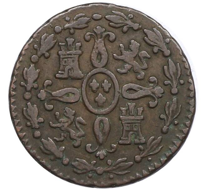 Монета 2 мараведи 1829 года Испания (Артикул: K10-4525) — Фото №2