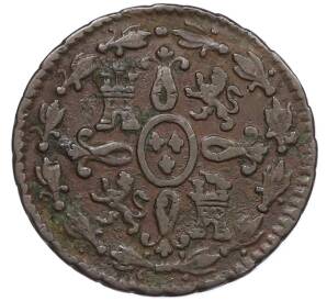 2 мараведи 1828 года Испания — Фото №2