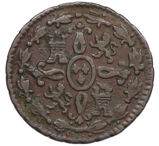 Монета 2 мараведи 1828 года Испания (Артикул: K10-4528) — Фото №2