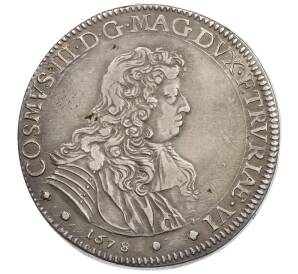 1 пиастр 1678 года Флоренция (Тоскана) — Фото №1
