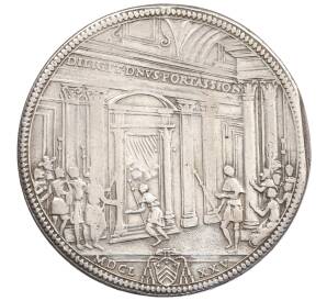 1 пиастр 1675 года Ватикан «Открытие Святой двери» — Фото №1