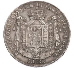 5 лир 1815 года Парма — Фото №2