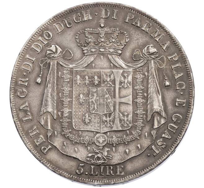 Монета 5 лир 1815 года Парма (Артикул: K10-4537) — Фото №2