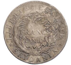5 франков 1801 года (LAN 10) Пьемонт (Субальпийская республика) — Фото №2