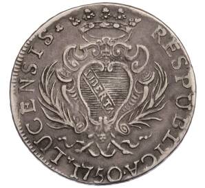 1 скудо 1750 года Лукка — Фото №2