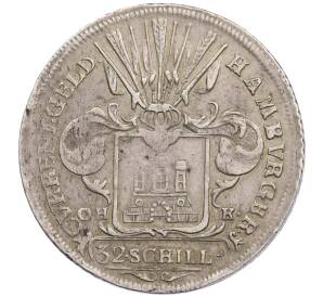 32 шиллинга 1762 года Гамбург — Фото №1