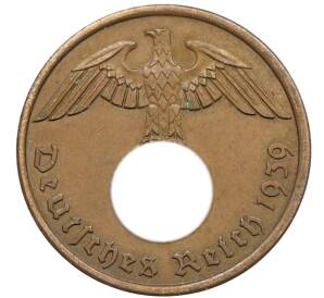 2 рейхспфеннига 1939 года A Германия — Фото №1
